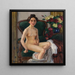 Sur le canapé II Gusti - Leo Putz — gerahmtes Bild an der Wand