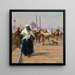 Sur le pont de Galata, Constantinople - Fausto Zonaro — gerahmtes Bild an der Wand