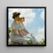 auf den Höhen - Charles Courtney Curran — gerahmtes Bild an der Wand