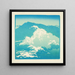 Surf - Eva Auld Watson — gerahmtes Bild an der Wand