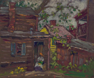 Susan Brown Chase - African American sitting in the doorway of a frame house in Washington DC.webp