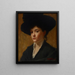 Studie eines Hutes - Susan Merrill Ketcham — gerahmtes Bild an der Wand