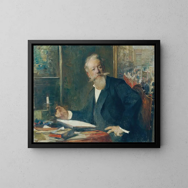 Der Maler Karl Karger - Susanne Renate Granitsch — gerahmtes Bild an der Wand