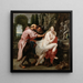 Suzanne et les vieillards - Peter Paul Rubens — gerahmtes Bild an der Wand