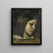 Portrait einer jungen Frau - Suze Robertson — gerahmtes Bild an der Wand
