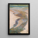 Embouchure du ruisseau - Suzette Holten — gerahmtes Bild an der Wand