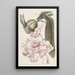 Odontoglossum mit Zitronenduft - Sydenham Edwards — gerahmtes Bild an der Wand