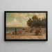 Strandszene - Sylvester Phelps Hodgdon — gerahmtes Bild an der Wand
