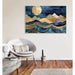 Reproduktion des Gemäldes Symphonie Nocturne in Gold und Azur | Collage