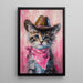 Gemälde Chat Cow-boy - Pop- und lässiger Stil