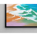 Gemälde Coloré – Wellen Pastell | Poster Meeresküste Sanfte Töne | Beruhigende Dekoration für Wohnzimmer, Schlafzimmer oder Ferienhaus