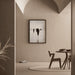 Gemälde Design – Silhouetten Urbain | Poster Schwarz-Weiß Minimalistisch Zeitgenössisch | Poster Reduziert für Modernes Interieur