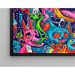 Pop Art-Gemälde – Explosionsfarben | Poster Doodle Urban und Bunt