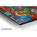 Pop Art-Gemälde – Univers der Figuren | Poster Bunt im Stil von Keith Haring