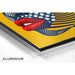 Pop Art – Gesicht Pop | Poster Buntes Grafikdesign im Lichtenstein-Stil