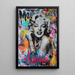 Street Art – Marilyn Monroe Ikonisch | Poster Pop Art Graffiti Bunt | Poster Moderner Stadtstar