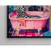 Tierbild - Zebra in der Badewanne