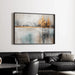 Abstraktes Kunstwerk Gemälde – Murmure des Éléments | Zeitgenössisches Wandgemälde in sanften Farbtönen mit goldenen Details | Elegante Dekoration für Wohnzimmer oder Eingangsbereich