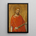 Saint Julien - Taddeo Gaddi — gerahmtes Bild an der Wand