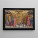 Die Kreuzigung - Taddeo di Bartolo — gerahmtes Bild an der Wand