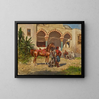 Tadeusz Ajdukiewicz - A turkish courtyard.webp