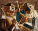 Spieler mit Biniou - Tadeusz Makowski — Ansicht des Kunstwerks