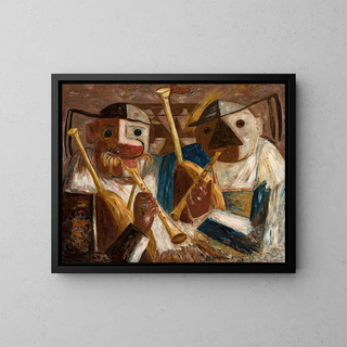Tadeusz Makowski - Bagpiper Joueurs de biniou.webp