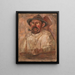 Buste d'homme au chapeau avec une pipe - Tadeusz Makowski — gerahmtes Bild an der Wand