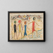 Kinder am Strand - Tadeusz Makowski — gerahmtes Bild an der Wand
