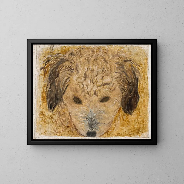 Tête de chien - Tadeusz Makowski — gerahmtes Bild an der Wand