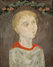 Mädchen mit Blumenkränzen - Tadeusz Makowski — Ansicht des Kunstwerks