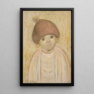 Tadeusz Makowski - Dziewczynka w berecie z pomponem.webp