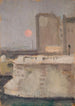 Fragment de ville dans le brouillard - Tadeusz Makowski — Ansicht des Kunstwerks