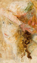 Kopf eines Mädchens mit Locken - Tadeusz Makowski — Ansicht des Kunstwerks