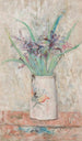 Iris in einer weißen Vase - Tadeusz Makowski — Ansicht des Kunstwerks