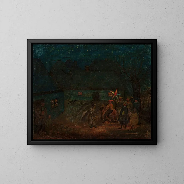 Krippe von Krakau - Tadeusz Makowski — gerahmtes Bild an der Wand