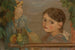 Kleine Mädchen mit Trauben - Tadeusz Makowski — Ansicht des Kunstwerks