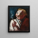 L'homme au cigare Stéphane Manier - Tadeusz Makowski — gerahmtes Bild an der Wand