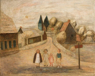 Landschaft Normandie in Breuilpont - Tadeusz Makowski — Ansicht des Kunstwerks