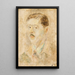 Portrait männlich - Tadeusz Makowski — gerahmtes Bild an der Wand