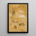 Lapins - Tadeusz Makowski — gerahmtes Bild an der Wand