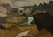 Landschaft mit Felsen und Wasser - Tadeusz Makowski — Ansicht des Kunstwerks