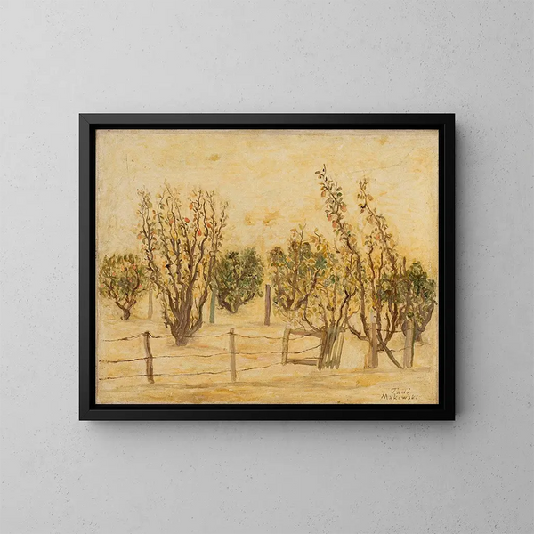 Trauriges - Tadeusz Makowski — gerahmtes Bild an der Wand