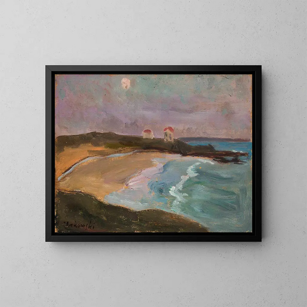 Côte maritime - Tadeusz Makowski — gerahmtes Bild an der Wand