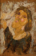 Studie eines Selbstporträts - Tadeusz Makowski — Ansicht des Kunstwerks