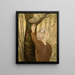 Selbstporträt mit Palette - Tadeusz Makowski — gerahmtes Bild an der Wand