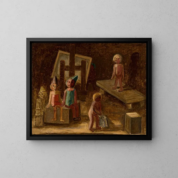 Kleinbild-Gemälde - Tadeusz Makowski — gerahmtes Bild an der Wand