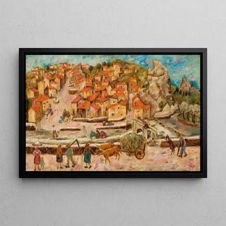 Tadeusz Makowski - View from the bridge in Espaly.webp