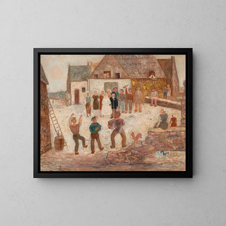 Tadeusz Makowski - Wedding in a village.webp