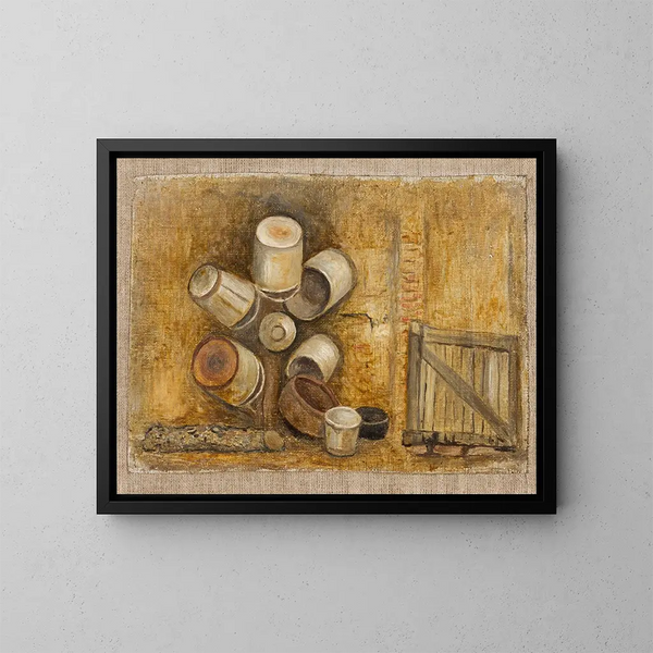 Wiadra - Tadeusz Makowski — gerahmtes Bild an der Wand